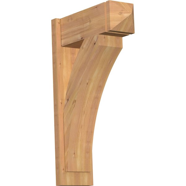Ekena Millwork Thorton Smooth Arts and Crafts Outlooker, Western Red Cedar, 7 1/2"W x 20"D x 32"H OUT08X20X32THR03SWR - main